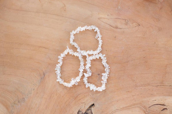 Bergkristal splitarmband