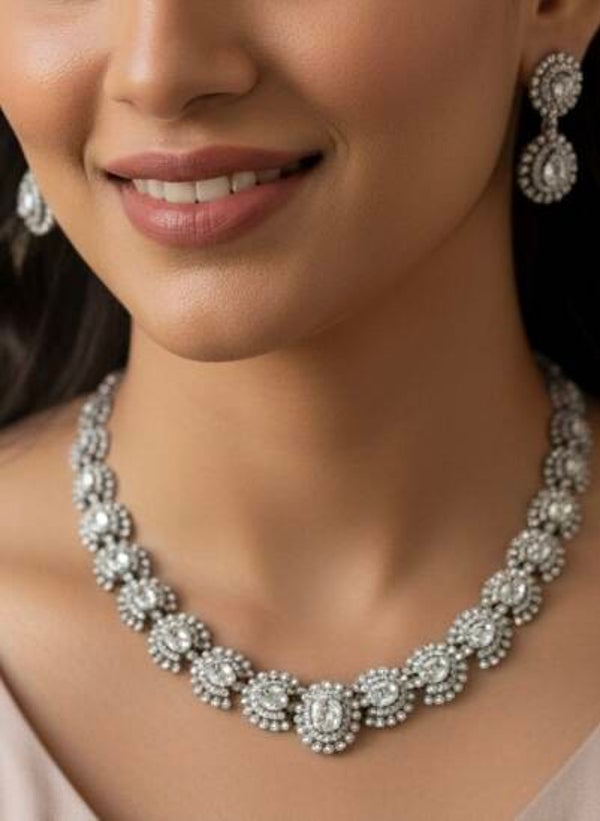 American diamond necklace set