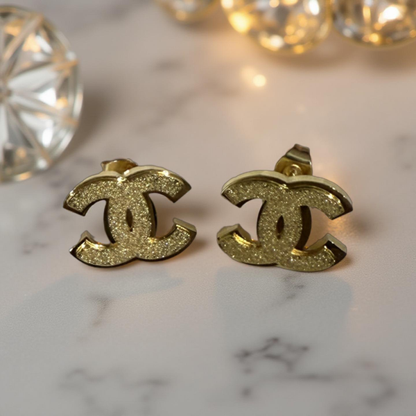 CC logo earrings