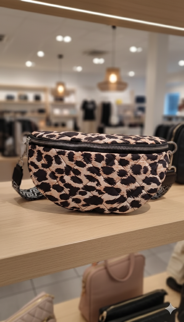 SAC BANANE LEOPARD