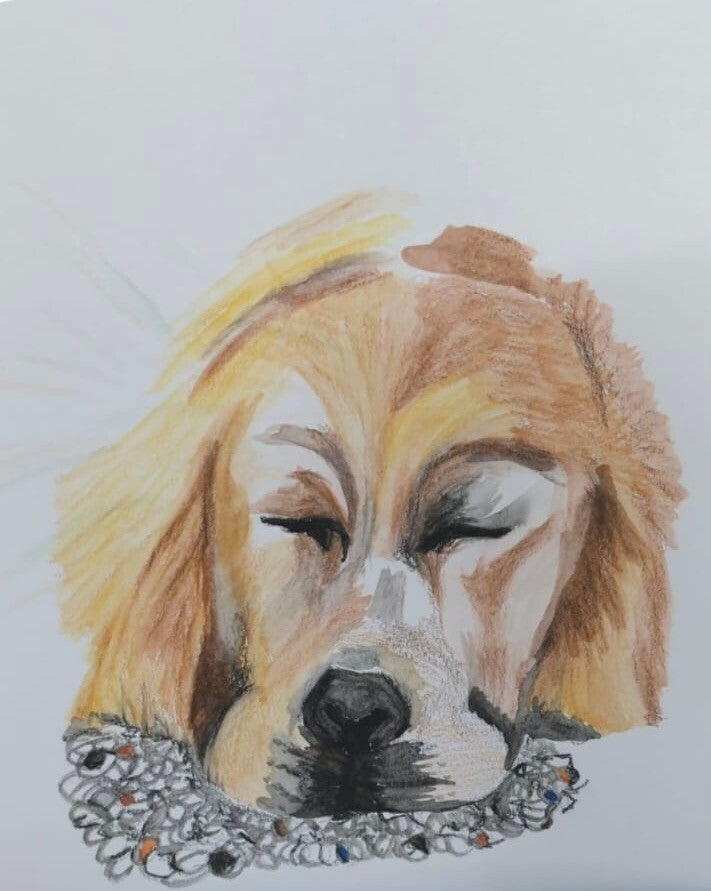 Riposo gouache A4