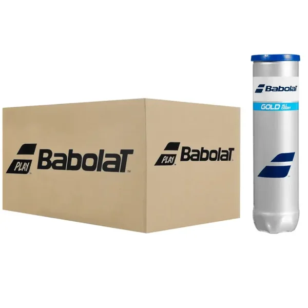 BABOLAT Gold All Court - KARTON 18 TUBES (4 ballen)