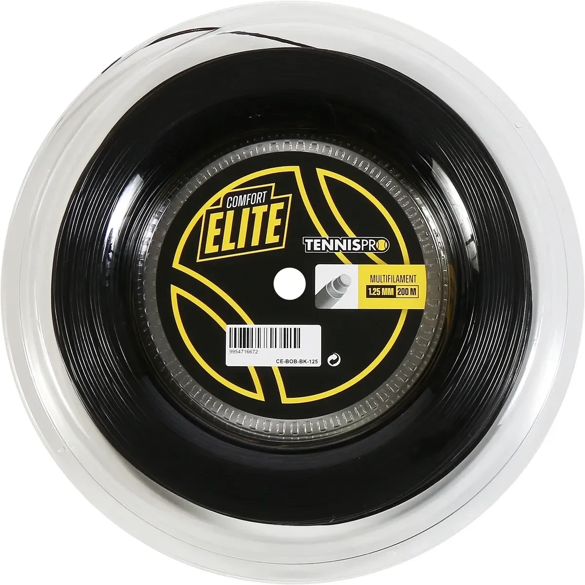 TENNISPRO Tour Comfort Elite 200m zwart