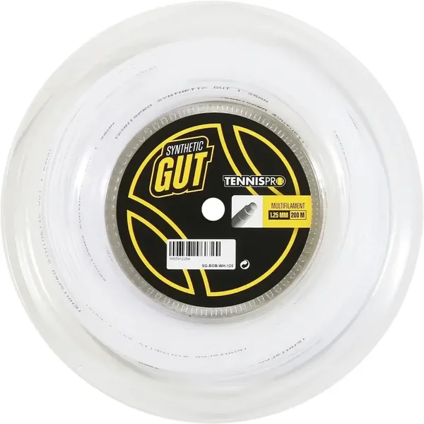 TENNISPRO Synthetic Gut 200m Wit