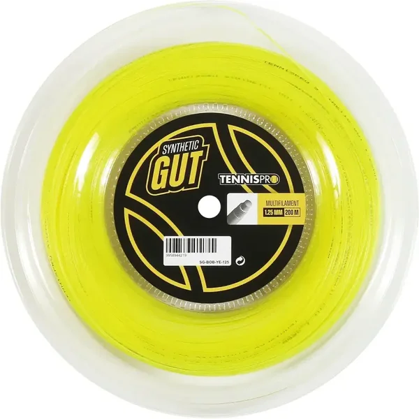 TENNISPRO Synthetic Gut 200m Geel