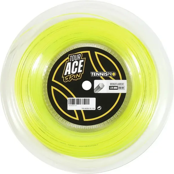TENNISPRO Tour Ace Spin 200m Geel