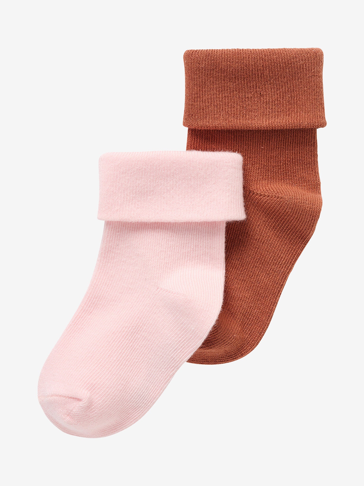 Sokker (0-12 måneder) 2 pakk, 2 forskjellige farger