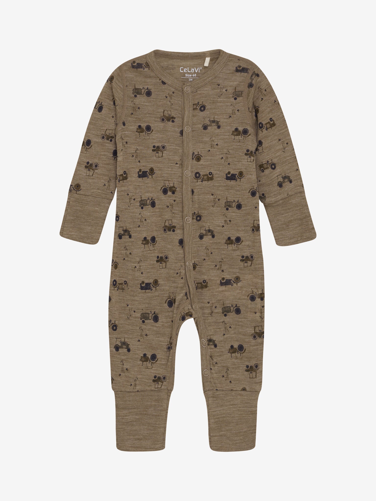 Dress fra CeLaVi 100% Ull (Kakaokrem)