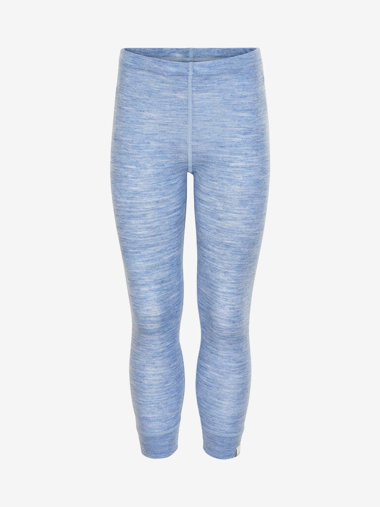 Leggings fra CeLaVi 100% Ull (Støvete Blå Melange)