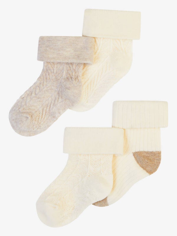 Sokker (0-12 måneder) 2 pakk