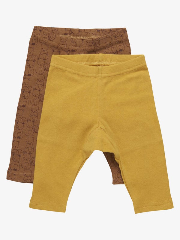 Leggings (2 pakk) (Sennep)
