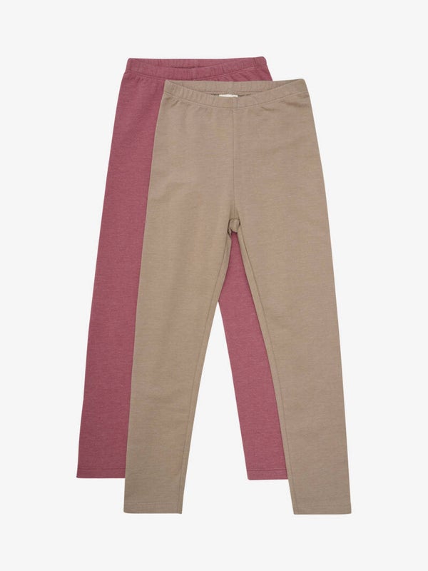 Tights fra Minymo (2 pakk) (Burgunder)