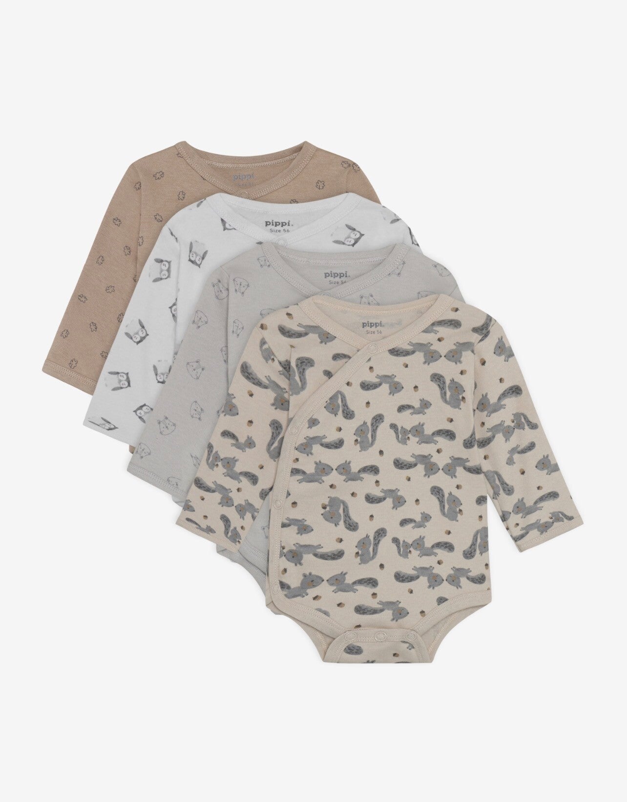 Omslagsbody fra Pippi (4 pakk) (Beige)