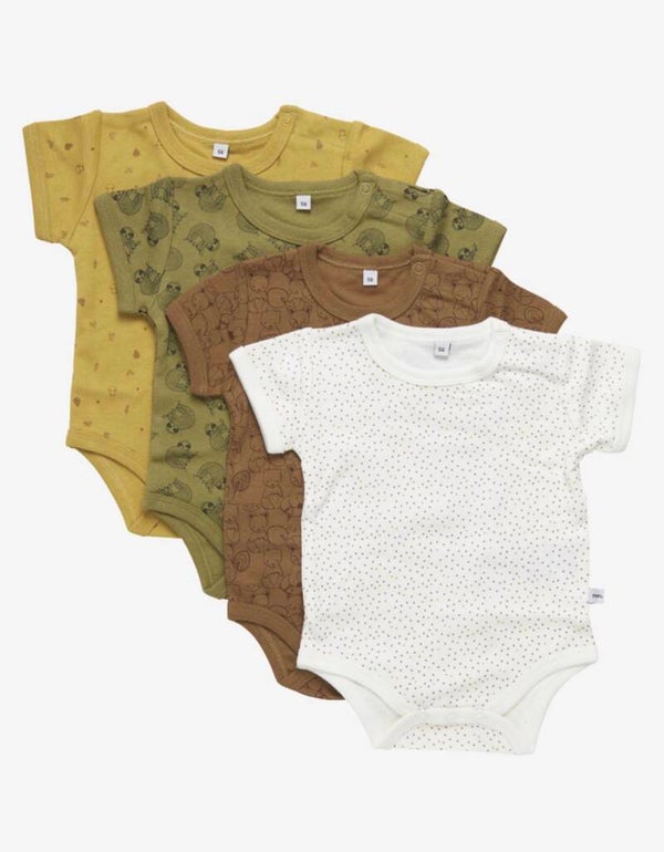 Kortermet body (4 pakk) (Høst)