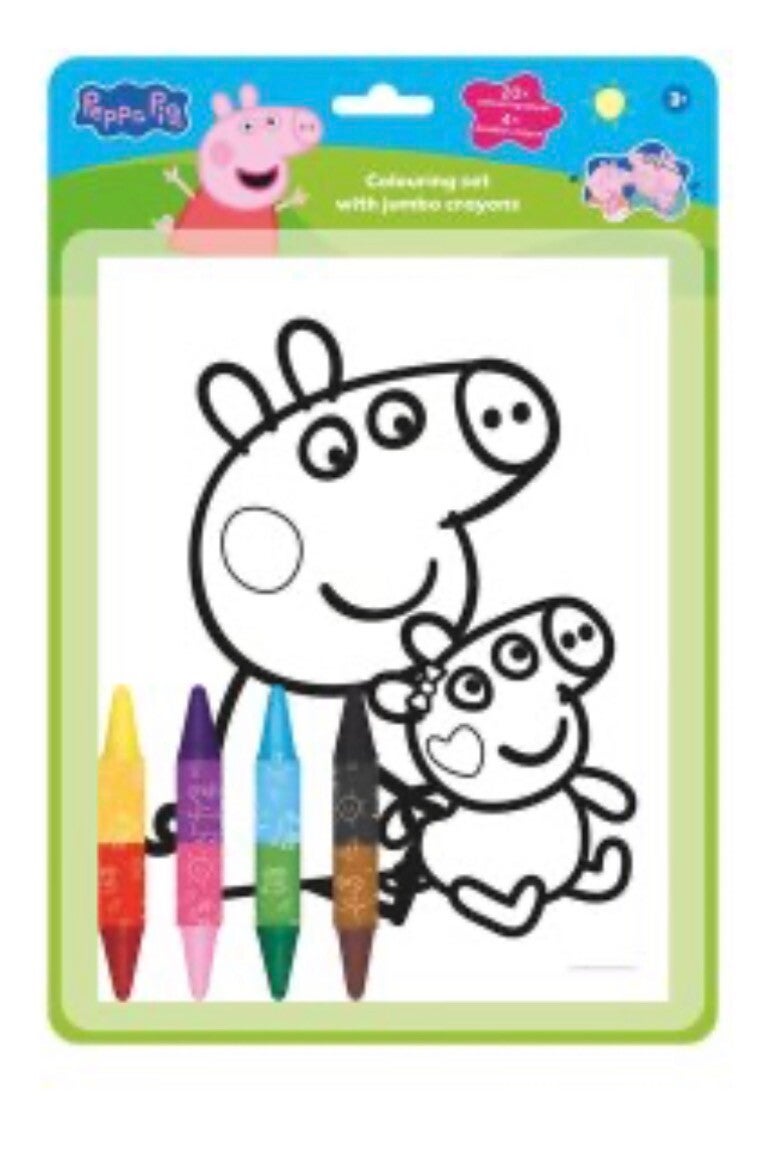 Peppa Gris fargeleggingsett