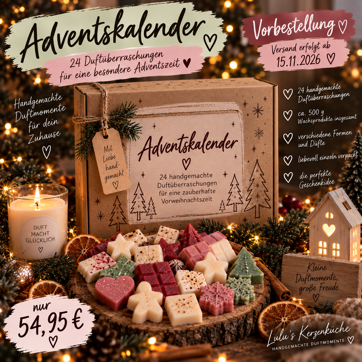 🎄 Adventskalender 2026 – 24 Duftmomente für eine besondere Adventszeit 🎄
