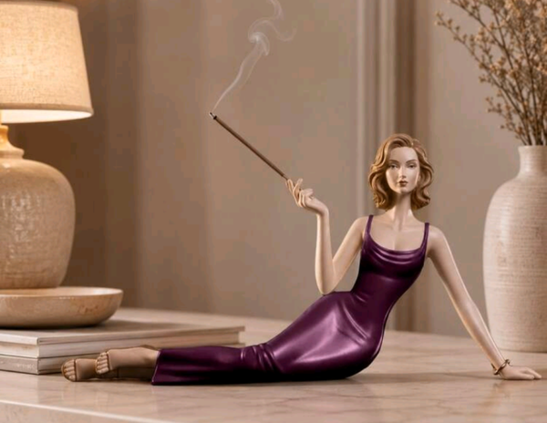 Handcrafted Lady Incense Holder