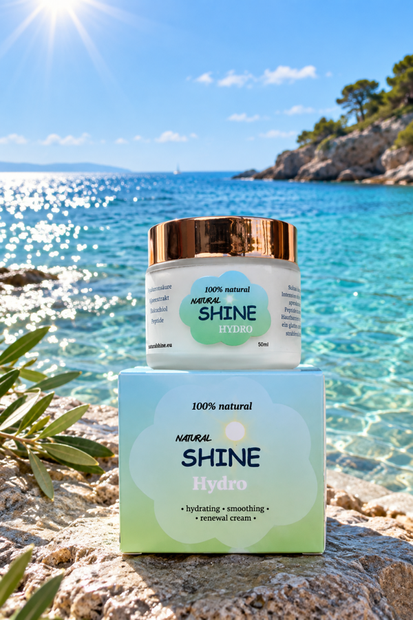 Shine Hydro-Feuchtigkeitsspendene Peptidcreme mit Hyaluron und Algenextrakt