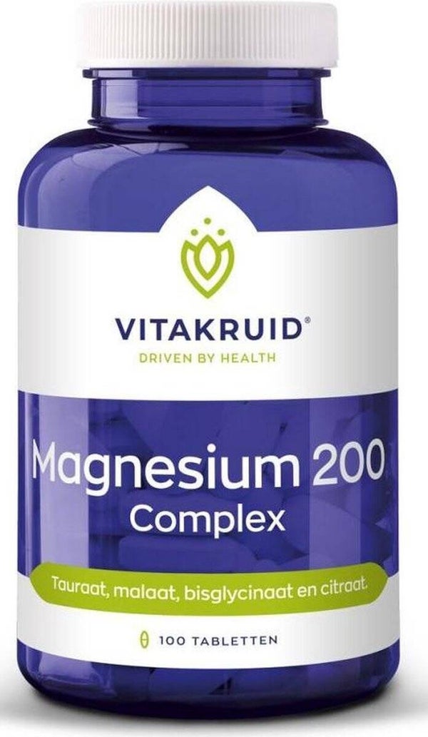 Magnesium 200 complex 90 tabletten Vitakruid