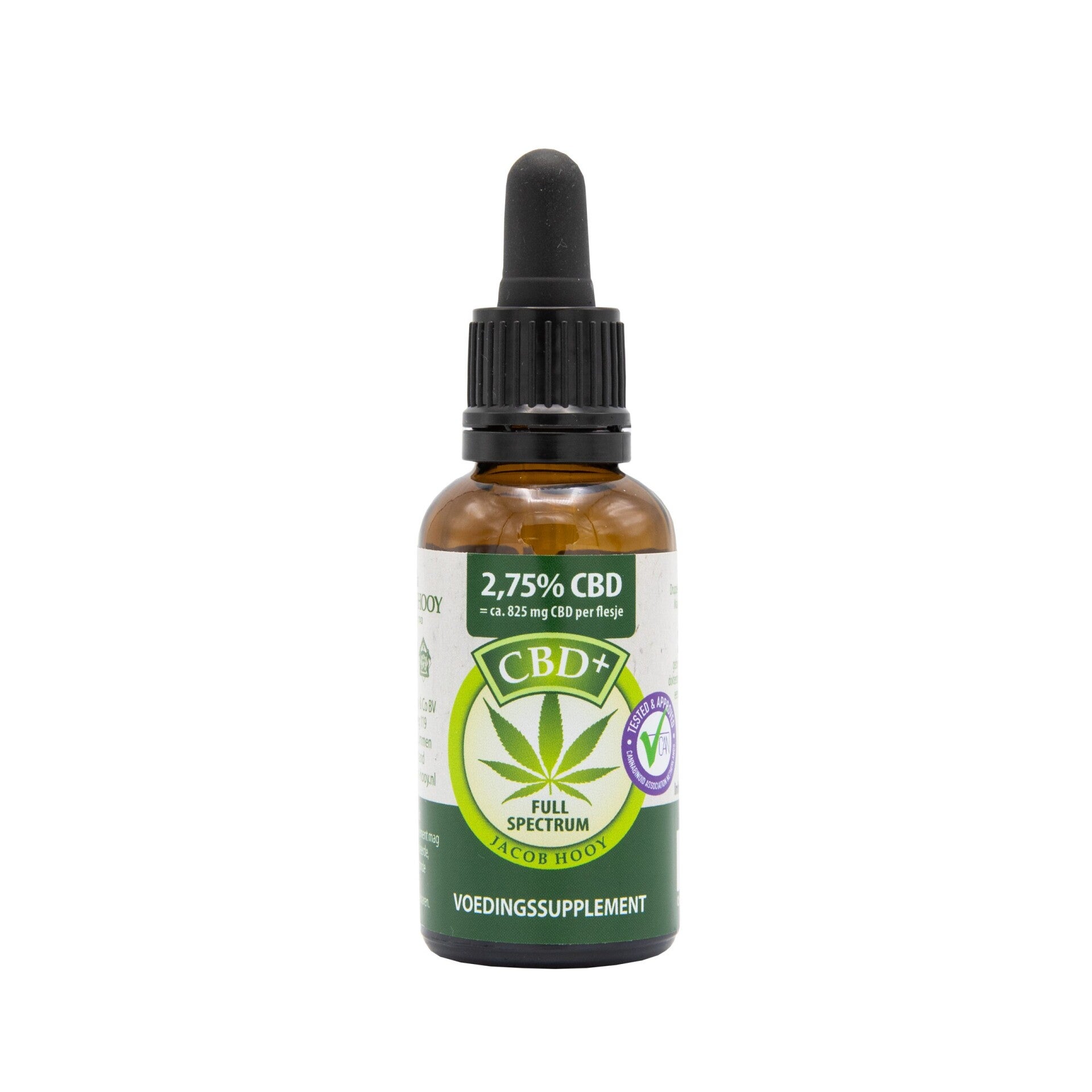 CBD+ Olie 2.75% 30ml Jacob Hooy