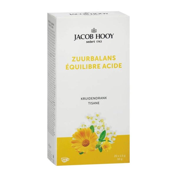 Zuurbalans Kruidendrank 20 zakjes Jacob Hooy