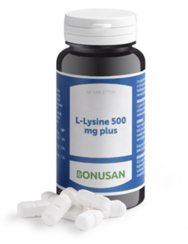 L-Lysine 500mg plus 60 tabletten Bonusan