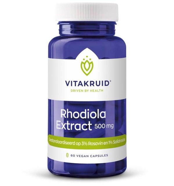 Rhodiola extract 500 mg 3% Rosavin 60 vegan capsules Vitakruid