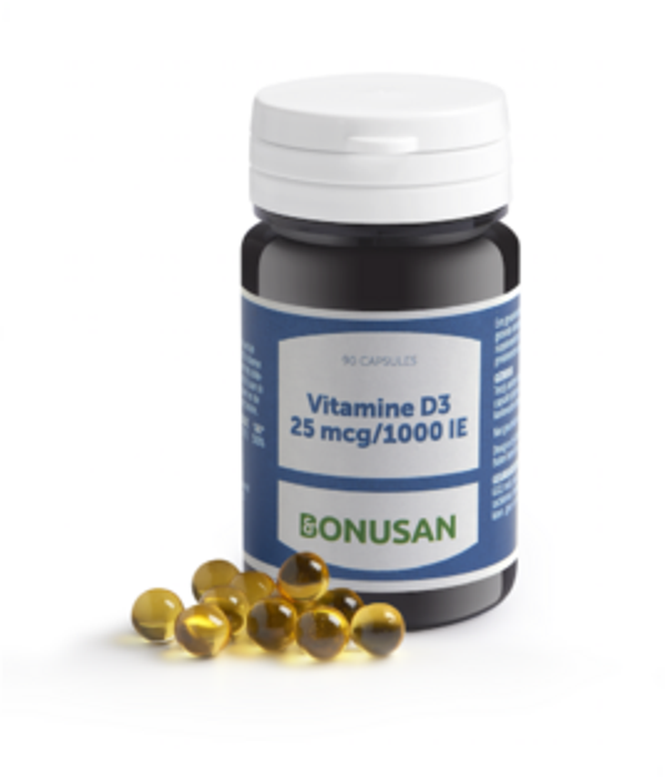 Vitamine D3 25 mcg/1000 IE 90 capsules Bonusan