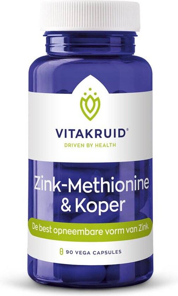 Zink-Methionine & koper 90 vegan capsules Vitakruid