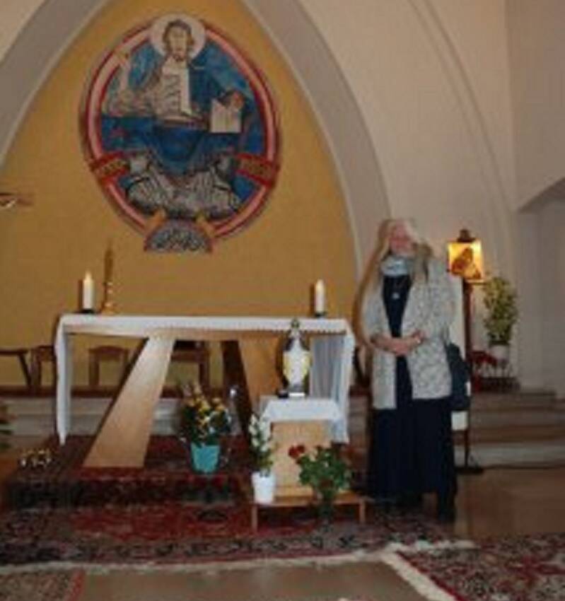 Johanne Maltais après une conférence (Bitche  / Metz, France - 2009)