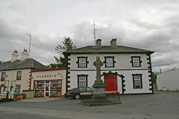 Finea, monument of Myles "The Slasher" O'Reilly
