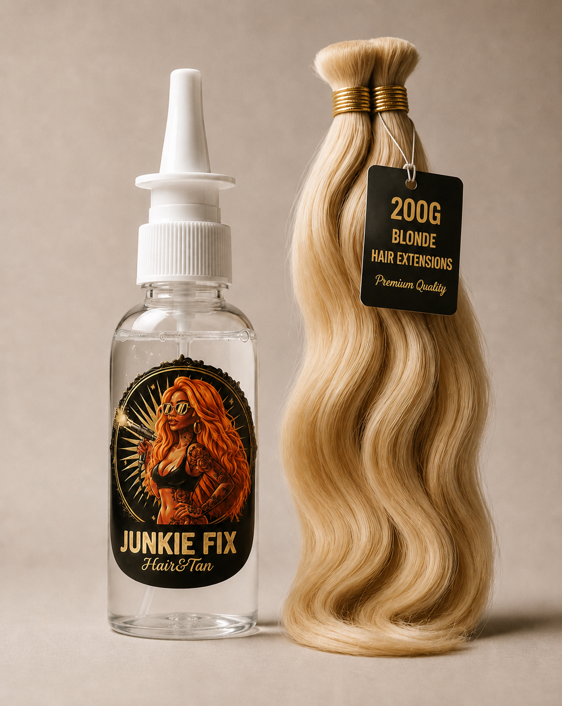 Hair and tan nasal bundle