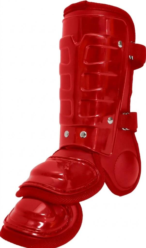 3N2 Pro Clutch reversible batter's leg guard built for switch hitters in both left and right batting stances.