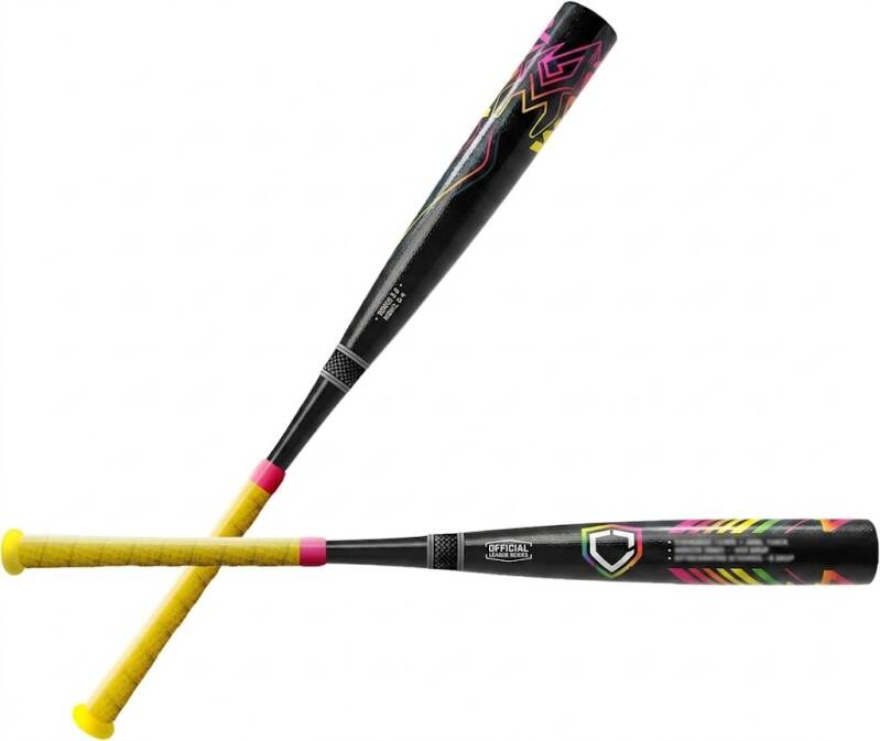 44 PRO 2026 The Worx Hybrid BBCOR Baseball Bat displayed showing its two piece alloy and composite construction and 2 5/8 inch barrel in drop 3 BBCOR certified design on a neutral background.