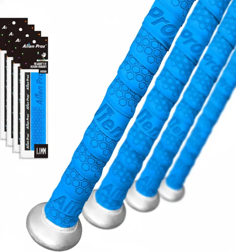 ALIEN PROS bat grip tape 2 and 4 grip pack with maximum supply depth and best per-roll value for high-volume rewrappers team managers and coaches supplying multiple players across a full competitive season.