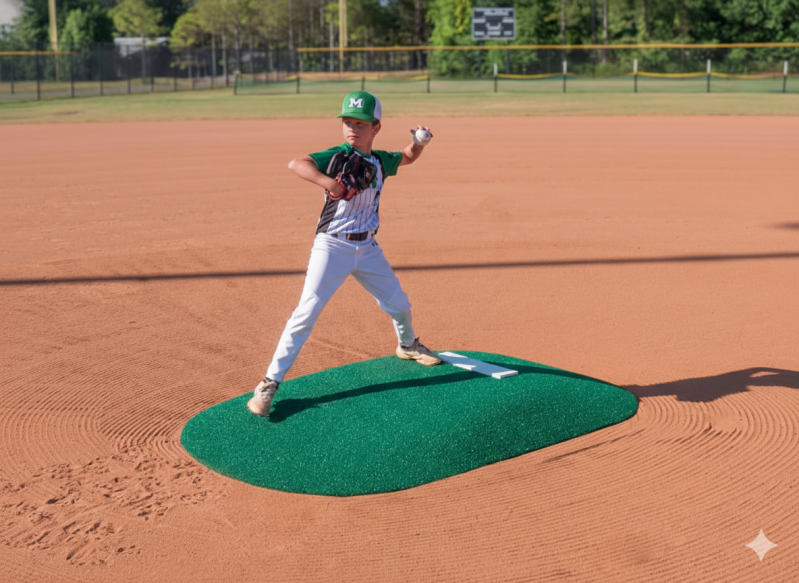 Allstar Mounds 6 inch portable pitching mound for baseball practice and games