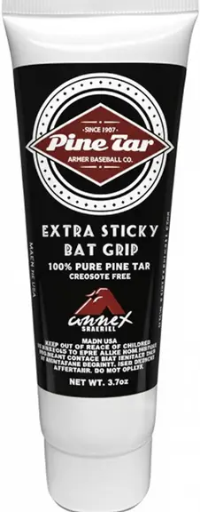Annex Baseball Co. Pine Tar for Baseball Bat Handles displayed showing its quality dedicated bat handle pine tar construction and design.