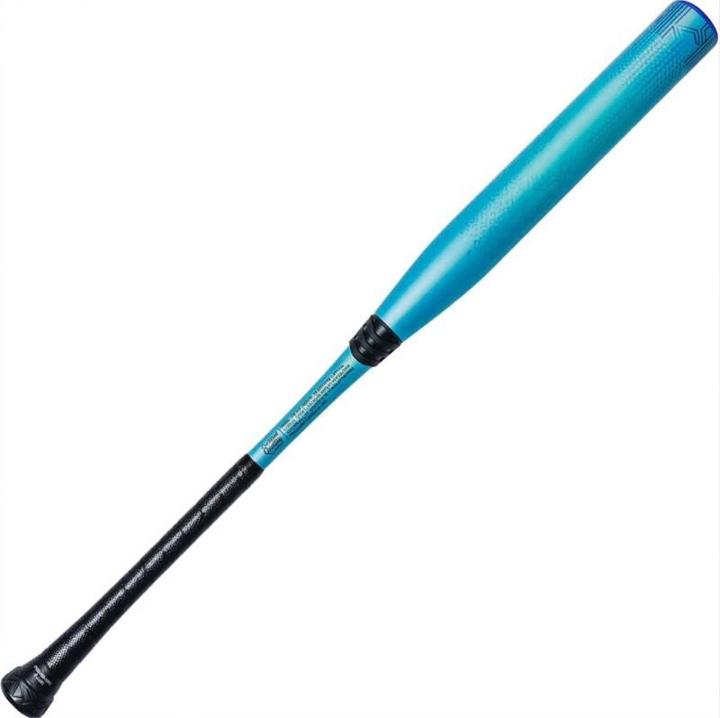 Two-piece composite USA certified slowpitch softball bat with 13 inch balanced barrel and Axe flared handle geometry built for all-field contact performance.