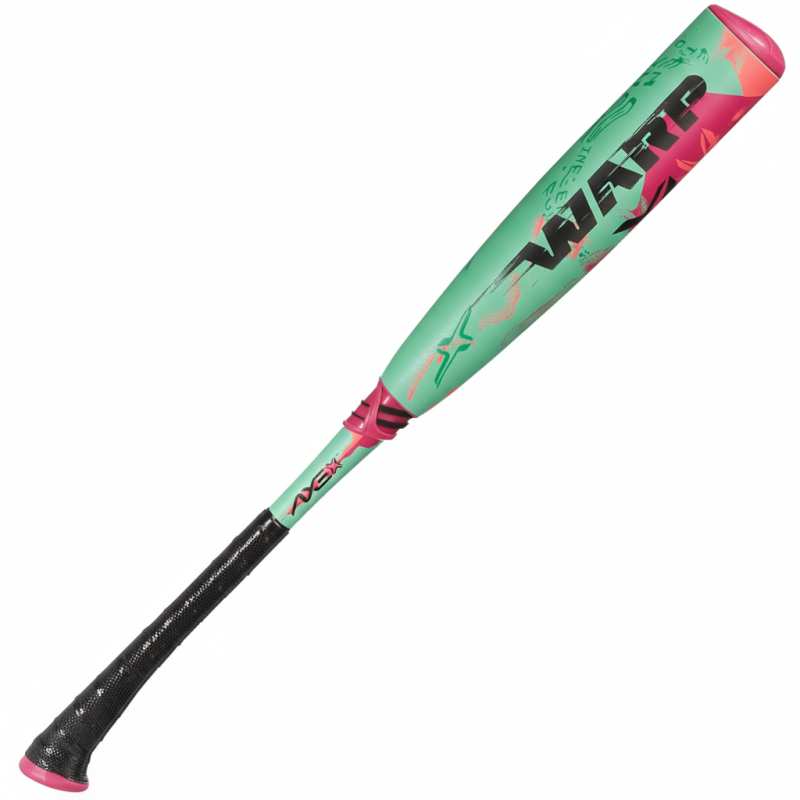 Axe Warp USSSA Youth Baseball Bat displayed showing its asymmetrical Axe handle design and composite barrel construction for younger competitive travel ball players.