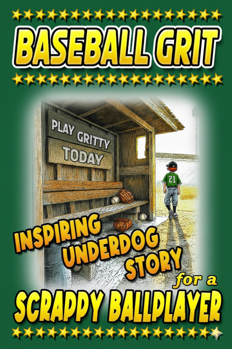 Baseball Grit book focused on developing mental toughness, resilience, and confidence in youth players.