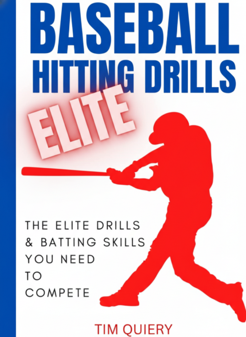 Elite baseball hitting drills book designed to develop advanced batting skills and competitive performance.
