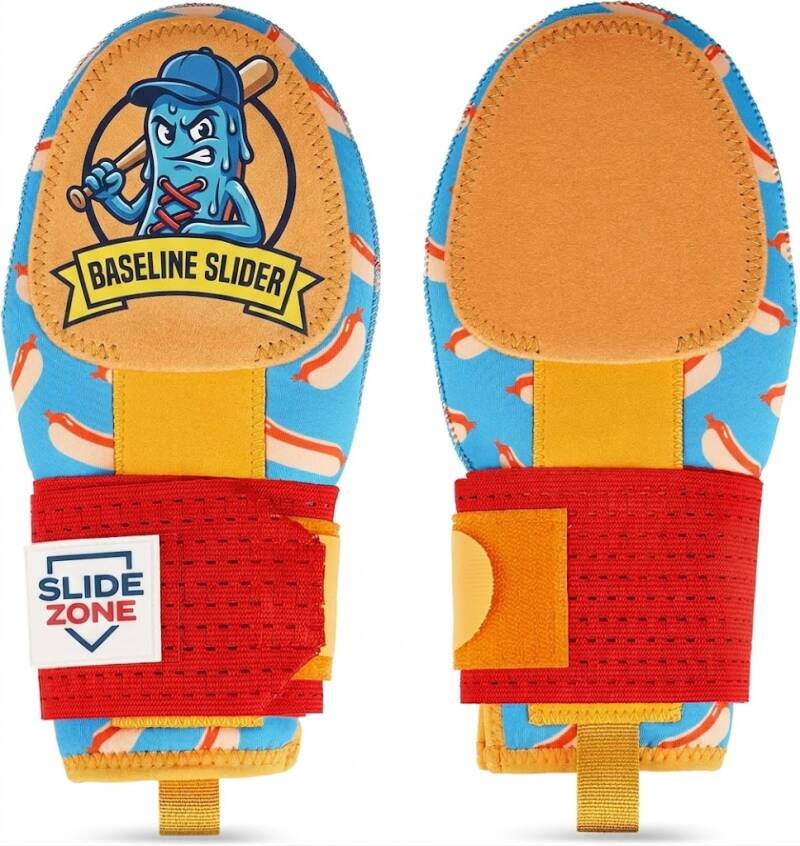 Big Crazy Sliding Mitt with bold graphic design delivering maximum visual impact for the youth player whose equipment philosophy runs toward the most visually distinctive option and who wears it consistently because they specifically chose it.