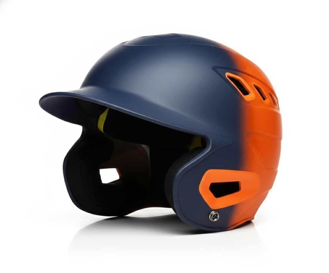 Boombah DEFCON Baseball/Softball Helmet Metallic Fade with certified ABS shell construction and distinctive Metallic Fade finish delivering association-compliant head protection for slowpitch players.
