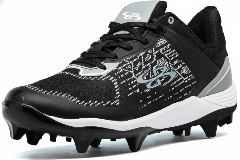 Boombah Viper Pureknit women’s molded softball cleats designed for flexible fit comfort and field control