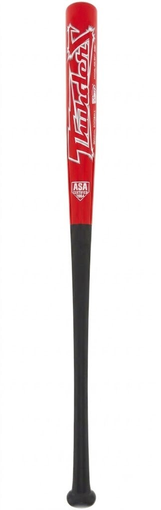 Brett Bros. Thunder Bamboo/Maple Wood ASA Slow Pitch Softball Bat SST500 in a bamboo and maple construction with the Brett Bros. logo, certified ASA for slowpitch softball.