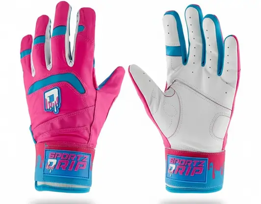 Bubble Pop Batting Gloves displayed showing their quality construction and distinctive personality-forward Bubble Pop aesthetic design.