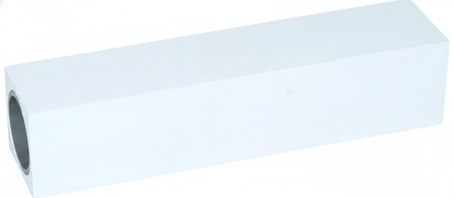 Heavy-duty white pitcher's rubber for baseball and softball, durable for training and games.