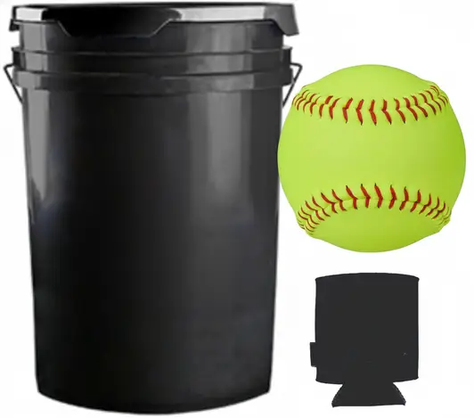 Champro CSB65 Durahide Cover 12" practice softball built for durability and consistent flight during training