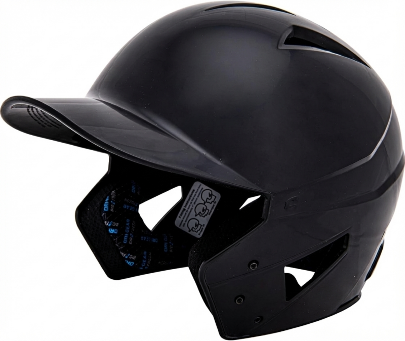 Champro HX Rookie Batting Helmet with weight-optimized dual ear HX construction and BioFresh/DRI-GEAR moisture wicking liner delivering bilateral certified protection for youth dual ear mandate leagues.