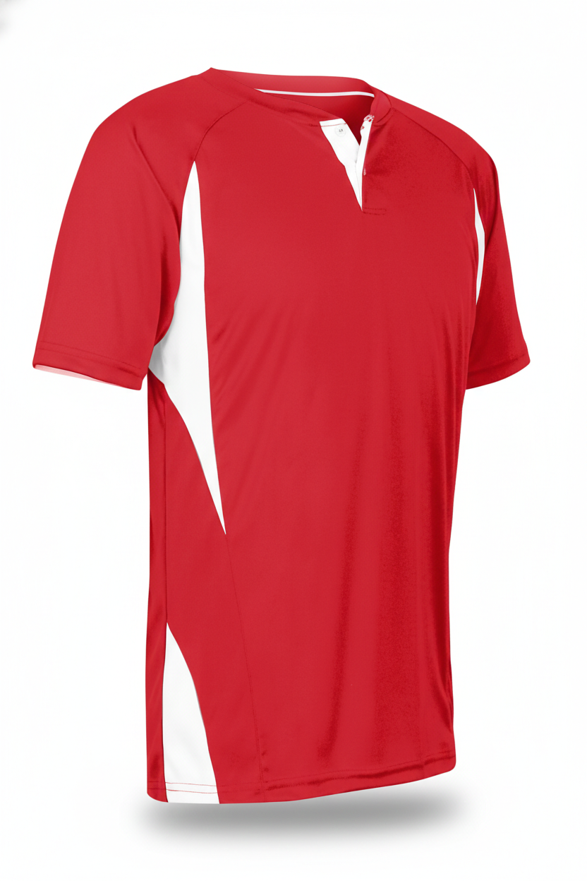 Champro men’s Wild Card two-button baseball and softball jersey for team uniforms, games, and practice wear